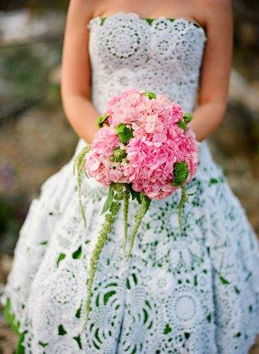 Inspiration. Crochet Wedding Dress.