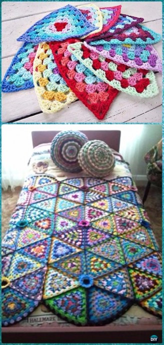 Inspiration. Summer Crochet Blanket.