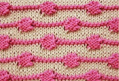 ​String of Pearls Knit Stitch