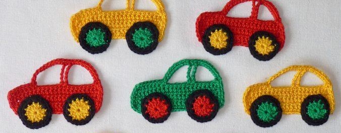 ​Crochet Car Applique Pattern