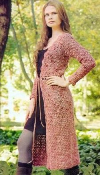 Crochet Women’s Coat Crochet Women’s Coat
