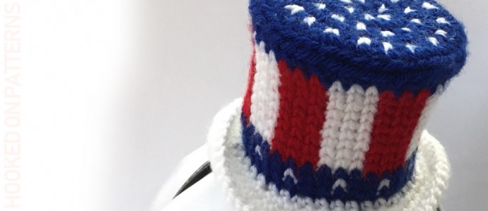 Inspiration. American Flag in Crochet Things.