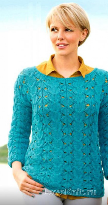 ​Knit Turquoise Pullover