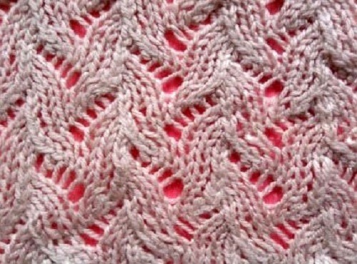 ​Leaves Garland Knit Stitch