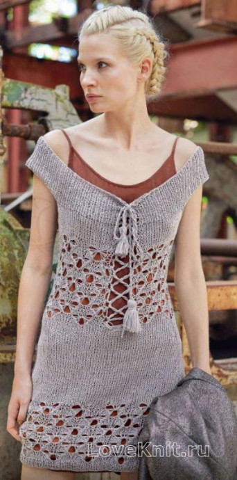 Complete Guide to Knitting a Stylish Linen Garment with Relief and Stockinette Patterns Complete Guide to Knitting a Stylish Linen Garment with Relief and Stockinette Patterns