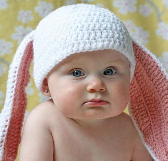 ​Baby Bunny Crochet Hat