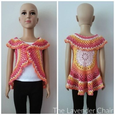 Inspiration. Crochet Kid Vests.