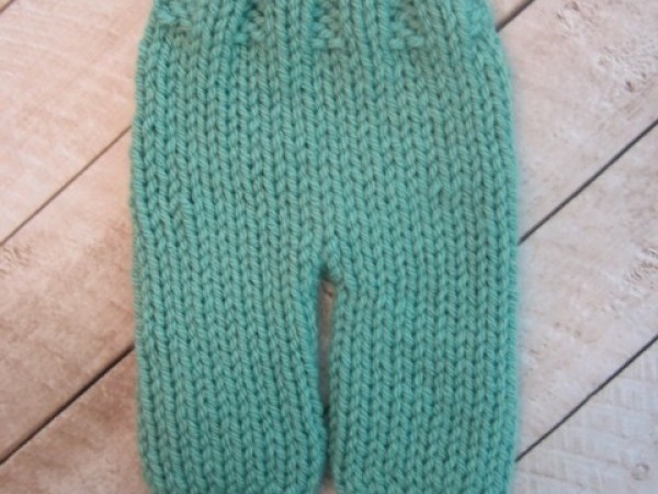 Inspiration. Knit Baby Pants.