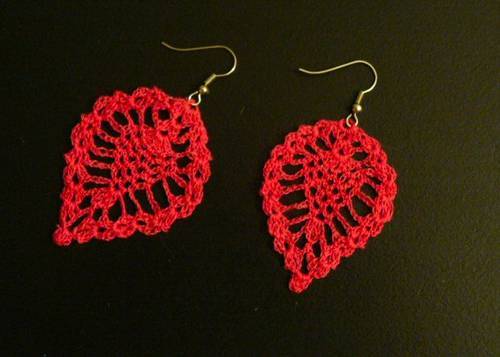 ​Pineapple Crochet Earings