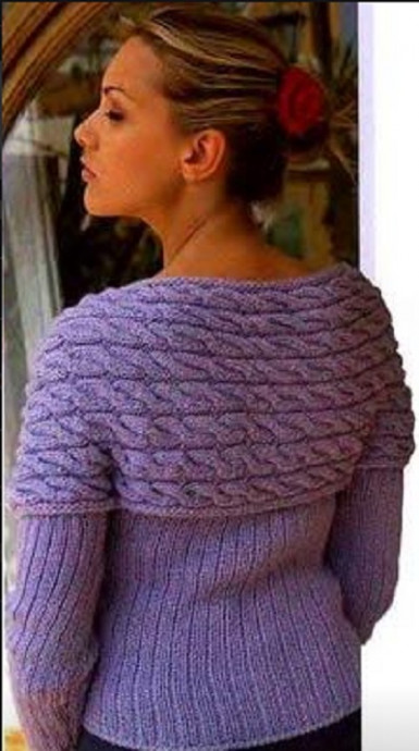 ​Violet Knit Pullover