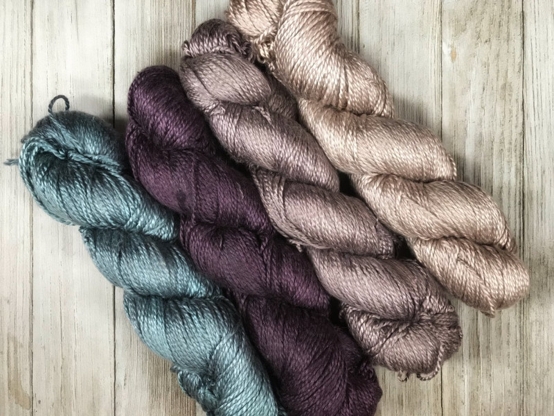 Types of Yarn. Silk Yarn.