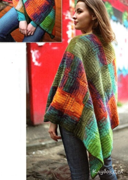 ​Crochet Shawl of Squares