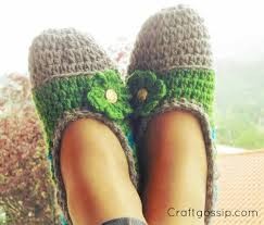 Inspiration. Crochet Slippers.