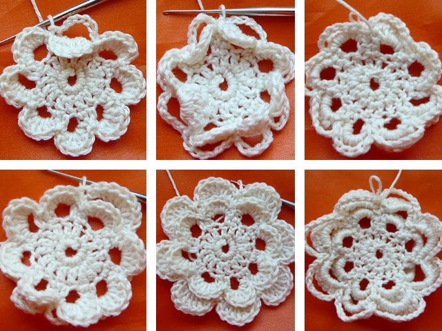 Irish Lace Crochet Rose