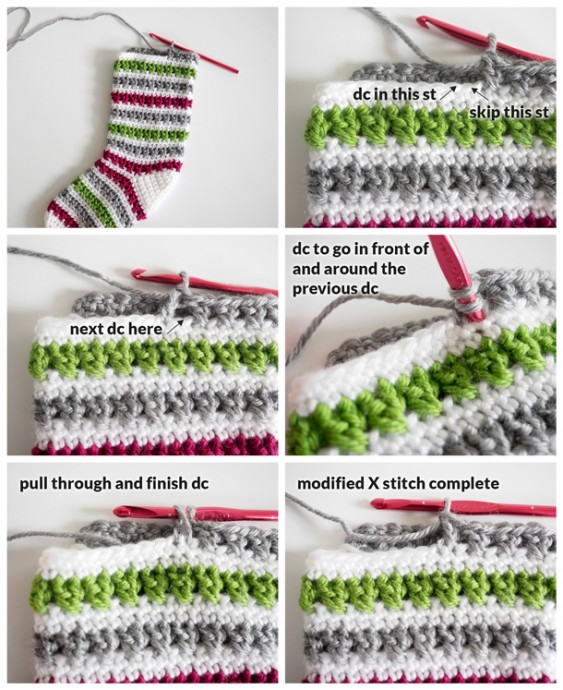 Helping our users. ​Crochet Christmas Stocking.