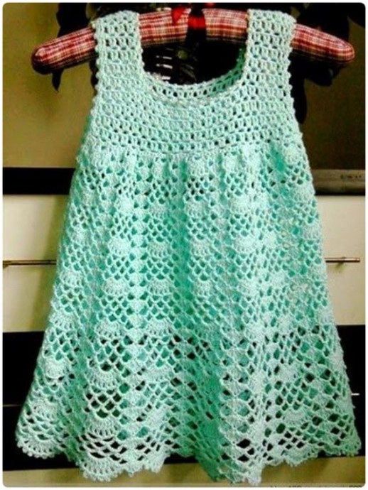 Inspiration. Crochet Baby Dresses.