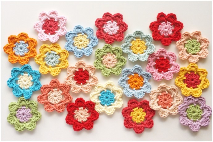 Inspiration. Crochet Flowers.