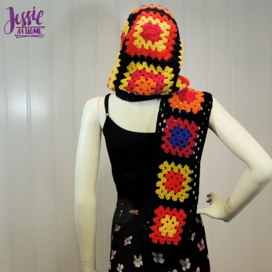 ​Crochet Scarf-Hood Pattern