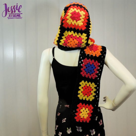 Crochet Scarf-Hood Pattern Crochet Scarf-Hood Pattern