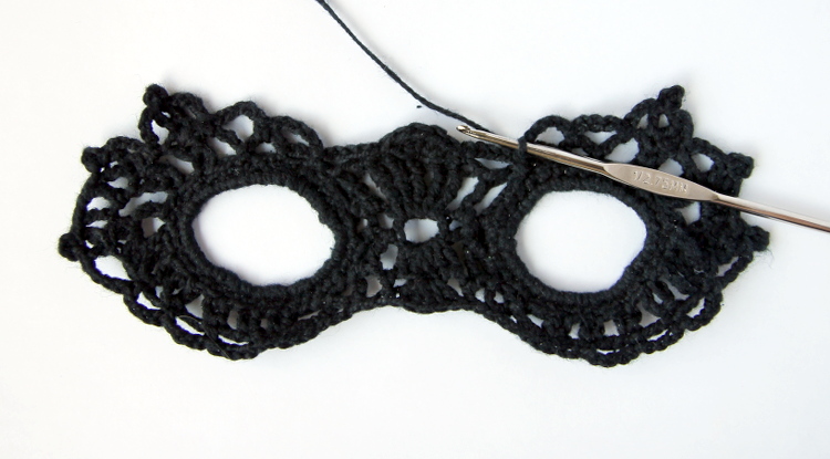 Helping Patty Docter. ​Crochet Masquerade Mask