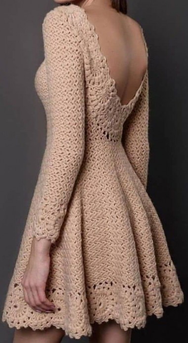 Inspiration. Crochet Dress in Fashion.