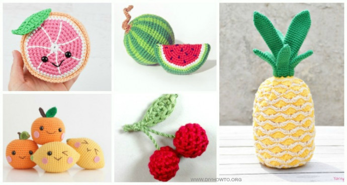 Inspiration. Crochet Fruit.