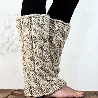 Inspiration. Knit Leg-Warmers.