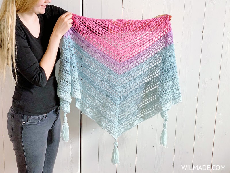 ​Mandala Yarn Crochet Shawl