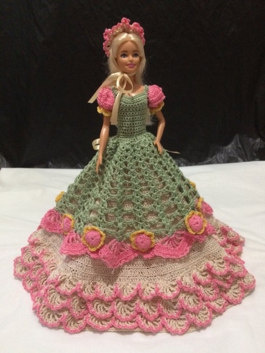 Inspiration. Crochet Cloths for Barbie Doll.