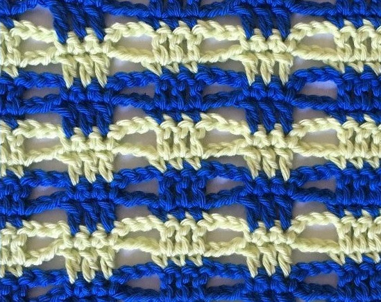 ​Lace Crochets Stripes Pattern