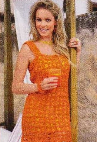 ​Orange Suit of Tunic and Bolero