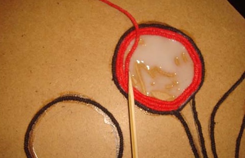 Picture From Threads for Beginners "Cherry" Picture From Threads for Beginners "Cherry"