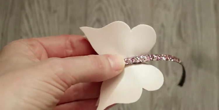 Foamiran Butterfly Hair Pin Foamiran Butterfly Hair Pin