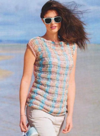 ​Knit Pullover without Sleeves