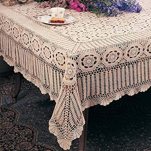 Inspiration. Crochet Table Cloths.