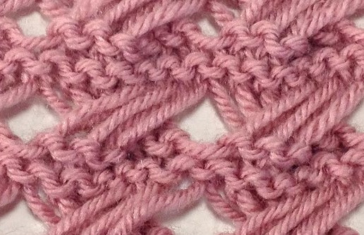 ​Knit Extended Open Work Pattern