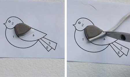 ​Bird Brooch From Leather