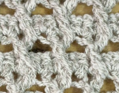 ​Crochet Cross Ripple Pattern