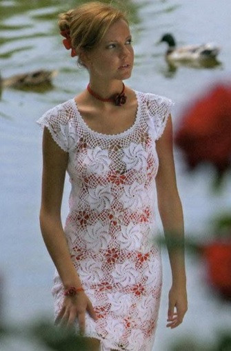 ​Crochet Swirl Dress