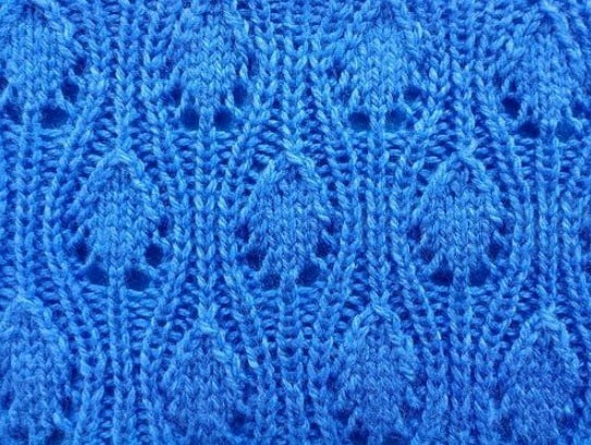 Fancy Knit Leaves Stitch Fancy Knit Leaves Stitch