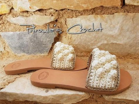 Inspiration. Crochet Summer Sandals.