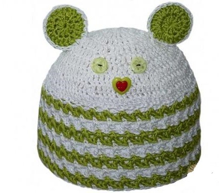 ​Summer Crochet Bear Hat