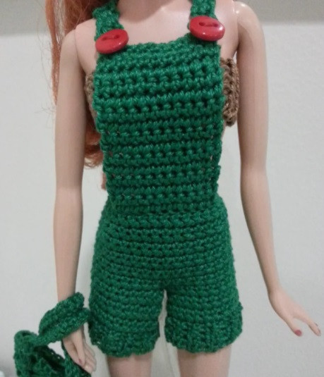 Helping our users. ​Crochet Romper for Barbie Doll.