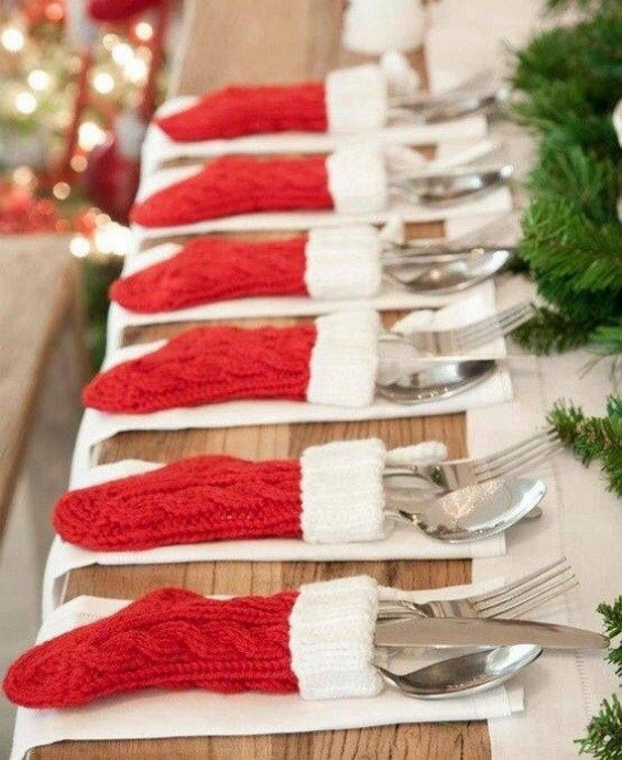 Inspiration. Christmas Table Decorations.