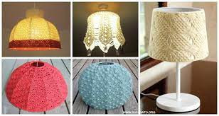 Inspiration. Crochet Lamp Shades.