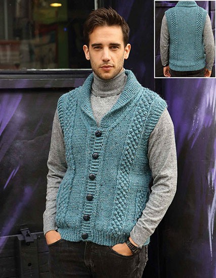 Inspiration. Men's Knit Vests. – FREE CROCHET PATTERN — Craftorator