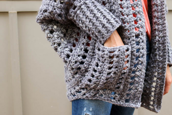 Complete Guide to Crocheting a Stylish Shrug with Pockets and Collar for All Sizes Complete Guide to Crocheting a Stylish Shrug with Pockets and Collar for All Sizes