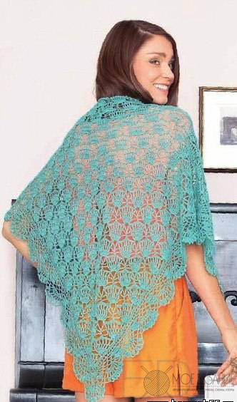 Crochet Lace Shawl – FREE CROCHET PATTERN — Craftorator