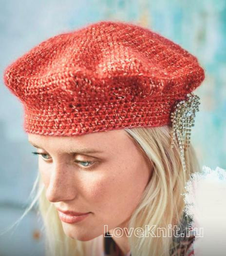 ​Crochet Red Beret