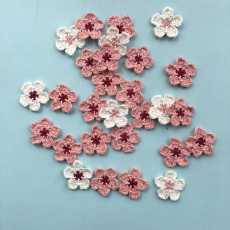 Helping ourusers. Cherry Blossom Crochet Applique. Helping ourusers. Cherry Blossom Crochet Applique.